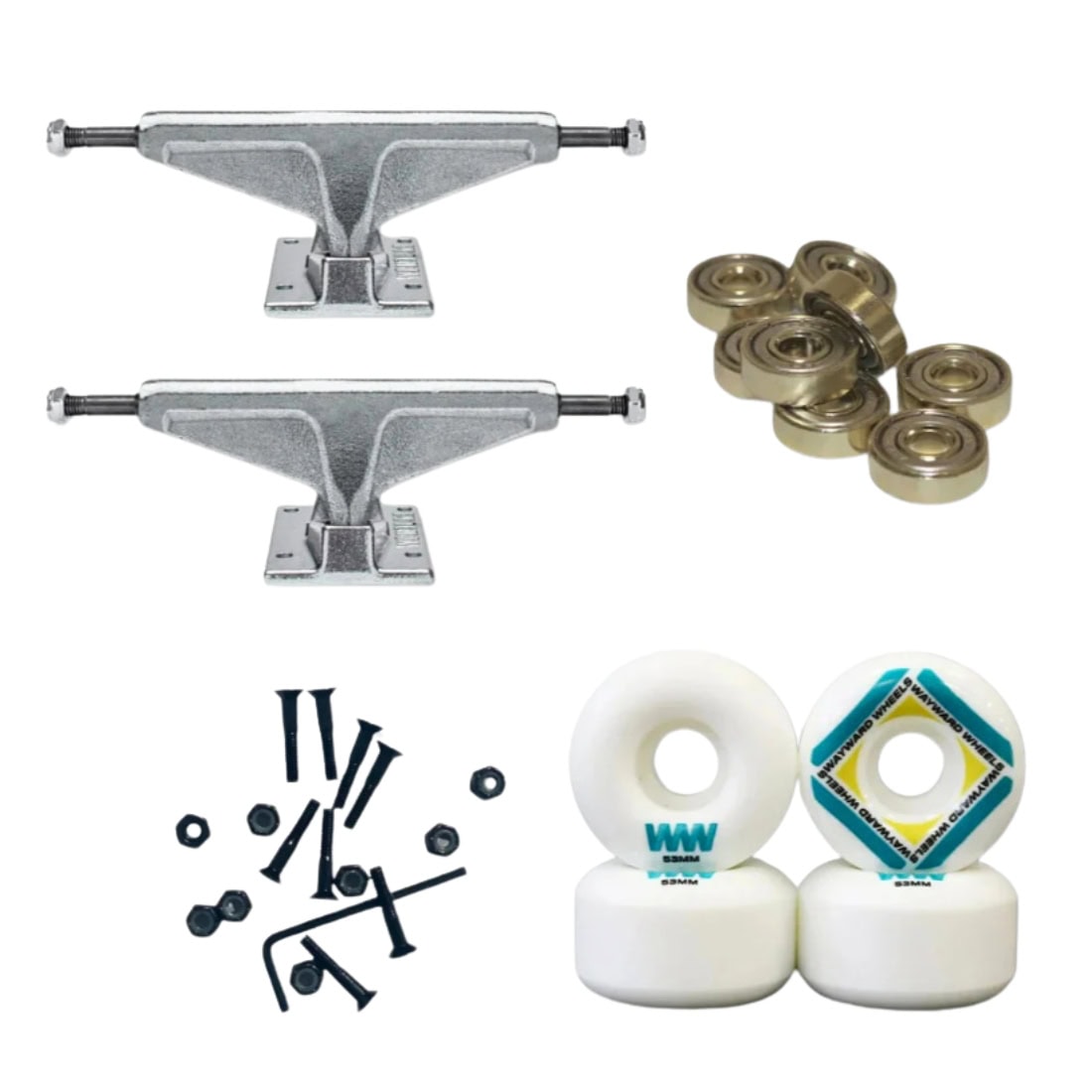 Venture Undercarriage Setup Kit - Polished - Skateboard Trucks by Venture 5.2