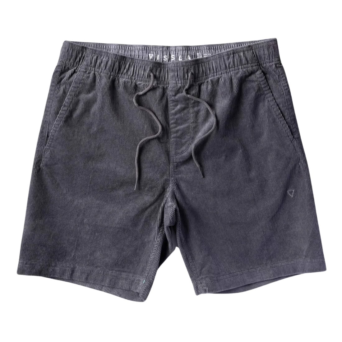Vissla Boys No See Ums Cord Eco 17" Kids Walkshorts - Graphite - Boys Hybrid/Walk Shorts by Vissla
