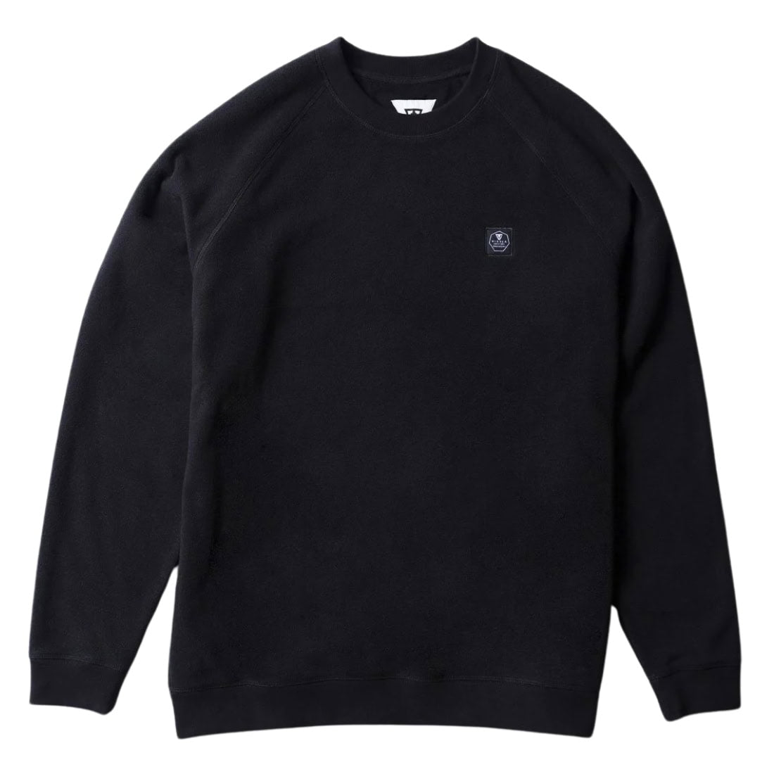 Vissla Costa Eco Polar Fleece - Black - Mens Crew Neck Sweatshirt by Vissla