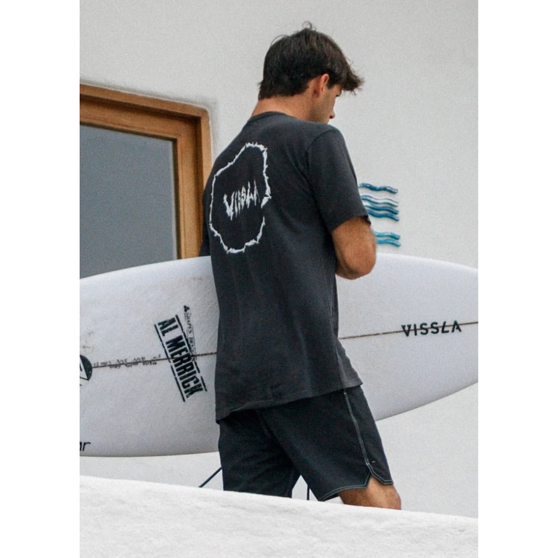 Vissla Dagger Tee - Phantom - Mens Graphic T-Shirt by Vissla
