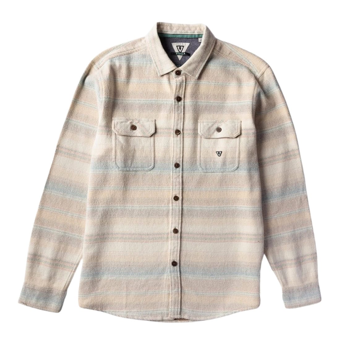 Vissla Descanso Flannel Shirt - Bone - Mens Flannel Shirt by Vissla