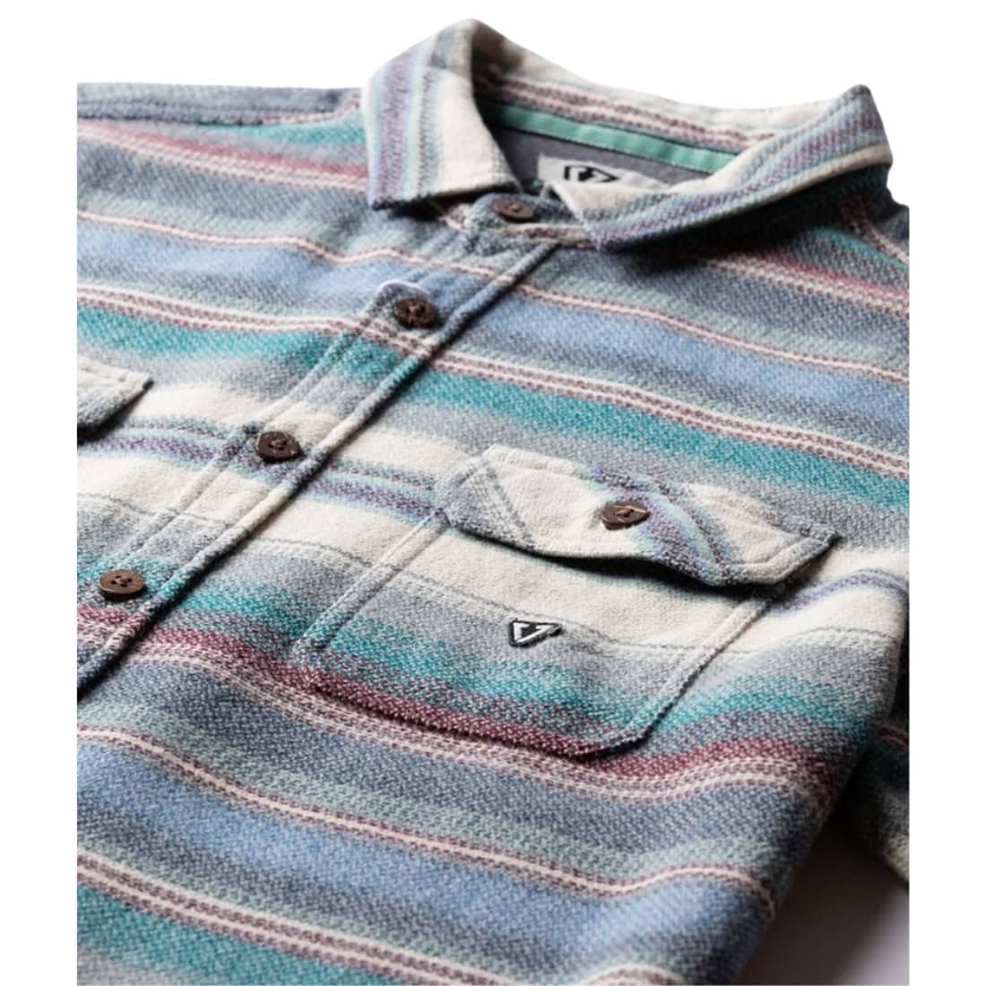 Vissla Descanso Flannel Shirt - Silver - Mens Casual Shirt by Vissla