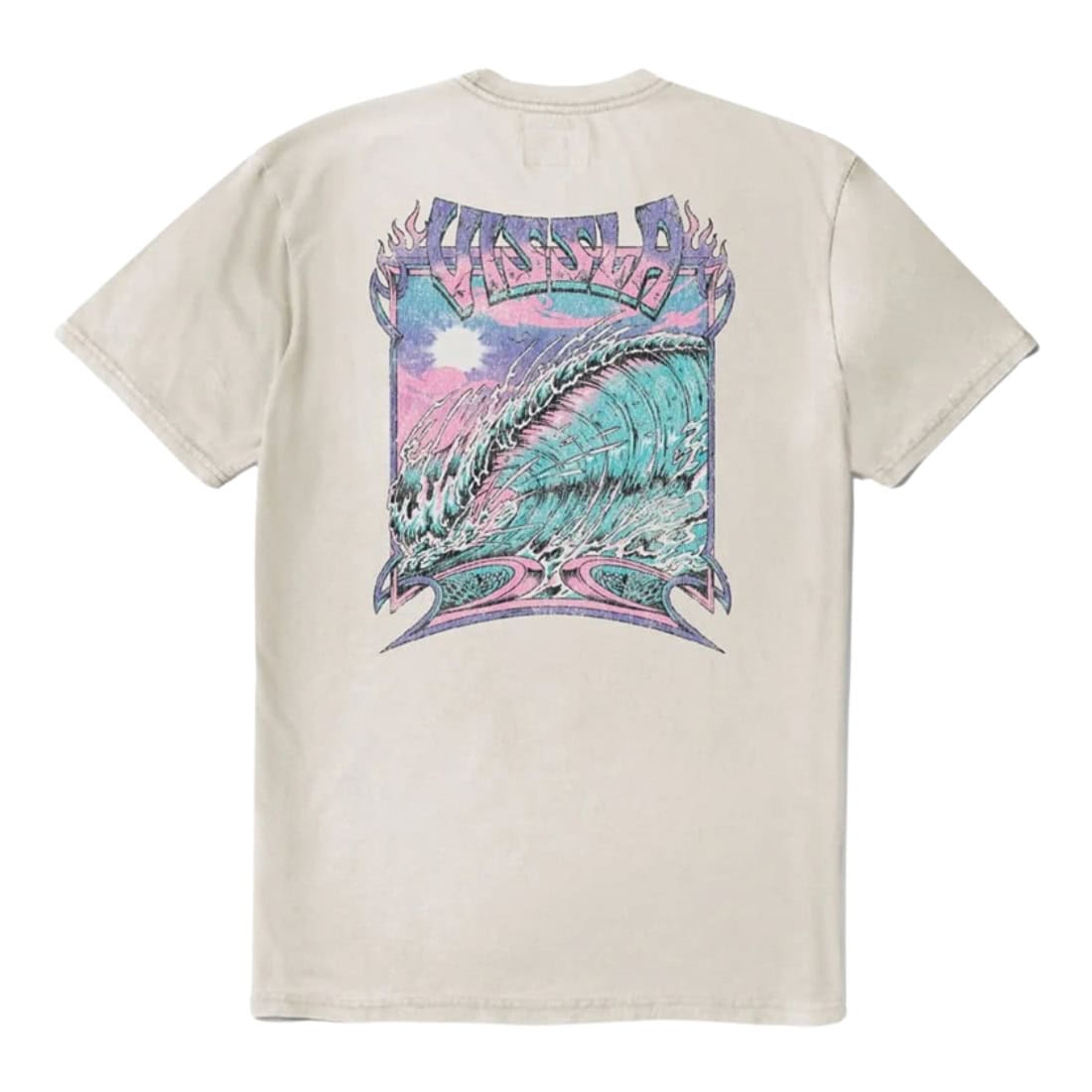 Vissla Drain Pipes Cosmic Wash T-Shirt - Dune - Mens Graphic T-Shirt by Vissla