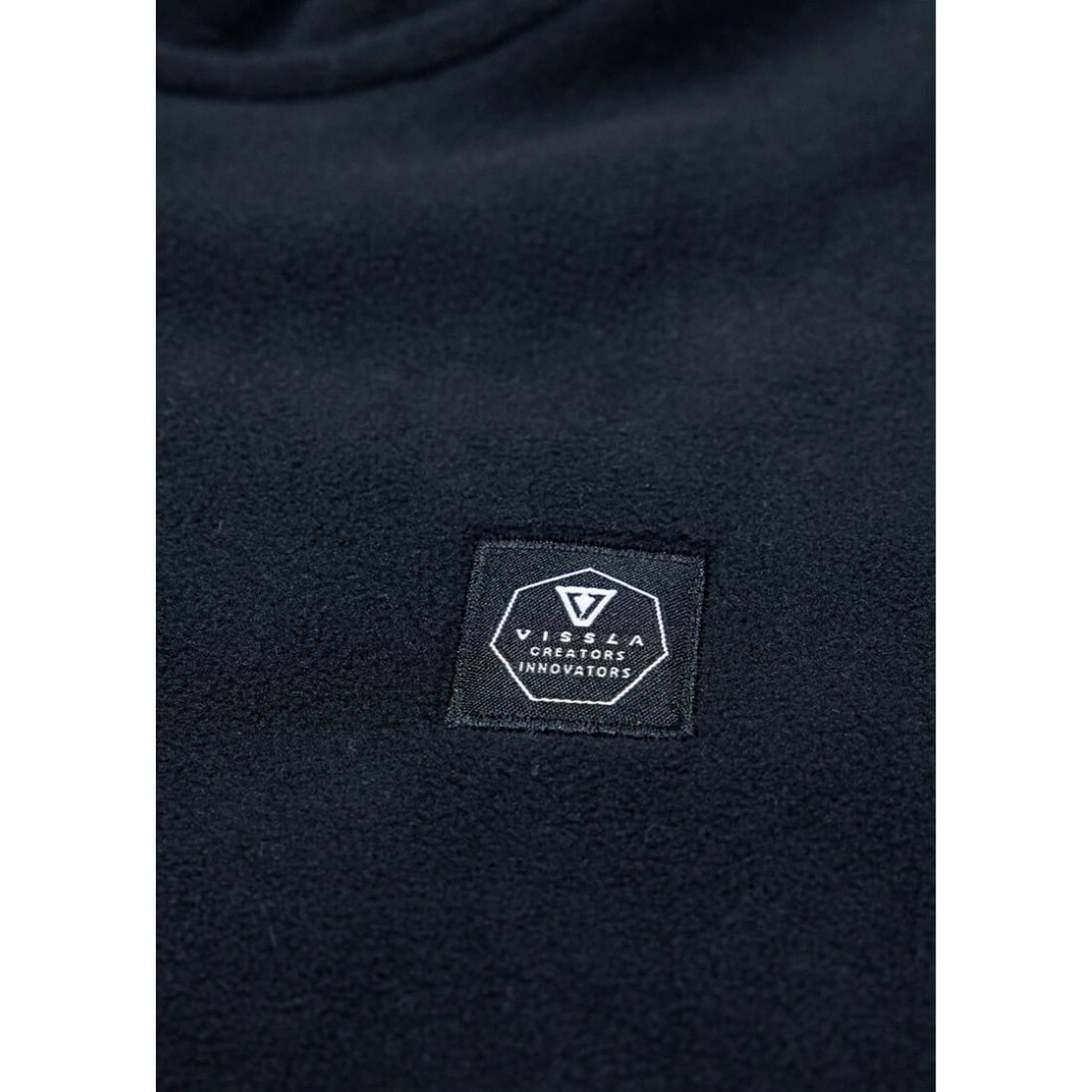 Vissla Eco-Zy Polar Zip Hoodie Fleece - Black - Mens Zip Up Hoodie by Vissla