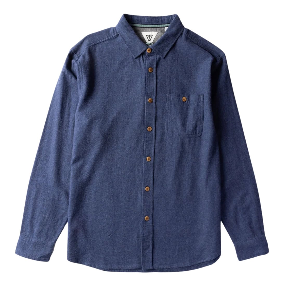 Vissla Go To Longsleeve Shirt - Navy Heather - Mens Casual Shirt by Vissla