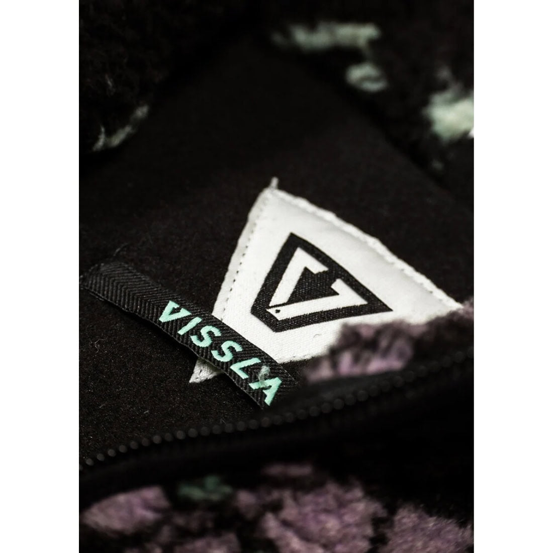 Vissla Hiking Ice Sherpa Fleece - Black - Mens Pullover Hoodie by Vissla