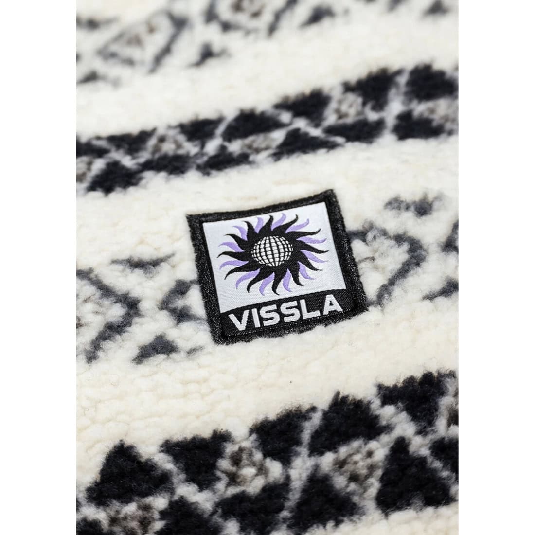 Vissla Hiking Ice Sherpa Fleece - Natural - Mens Pullover Hoodie by Vissla