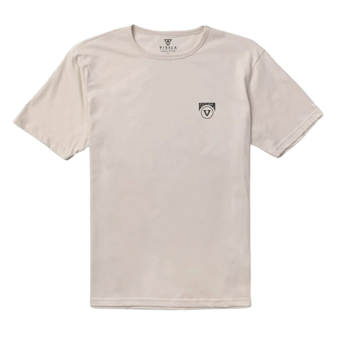 Vissla Inked Organic T-Shirt - Bone - Mens Surf Brand T-Shirt by Vissla