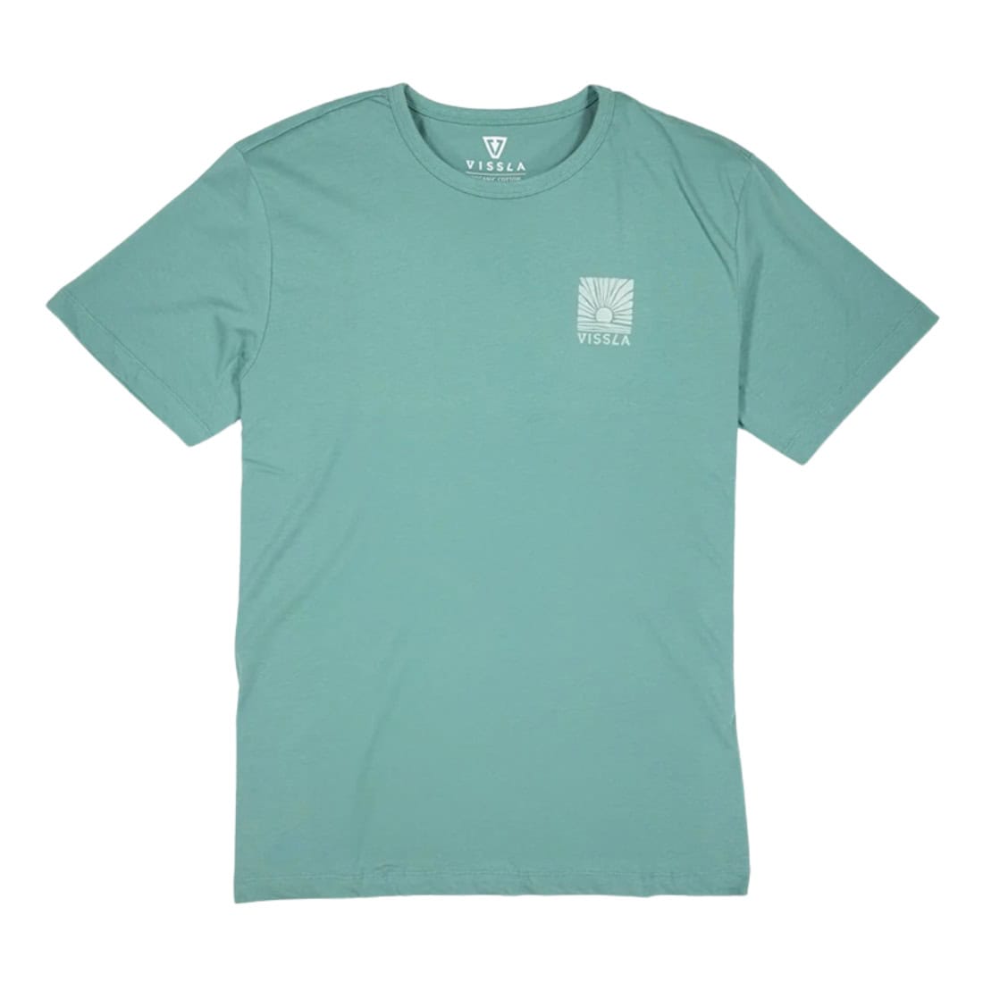 Vissla Low Sun T-Shirt - Smokey Jade - Mens Graphic T-Shirt by Vissla
