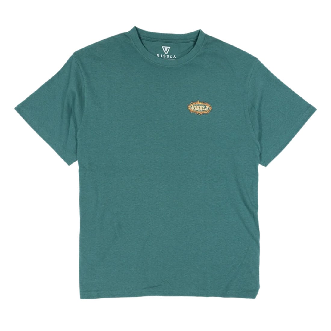 Vissla Play With Fire T-Shirt - Vintage Green - Mens Graphic T-Shirt by Vissla