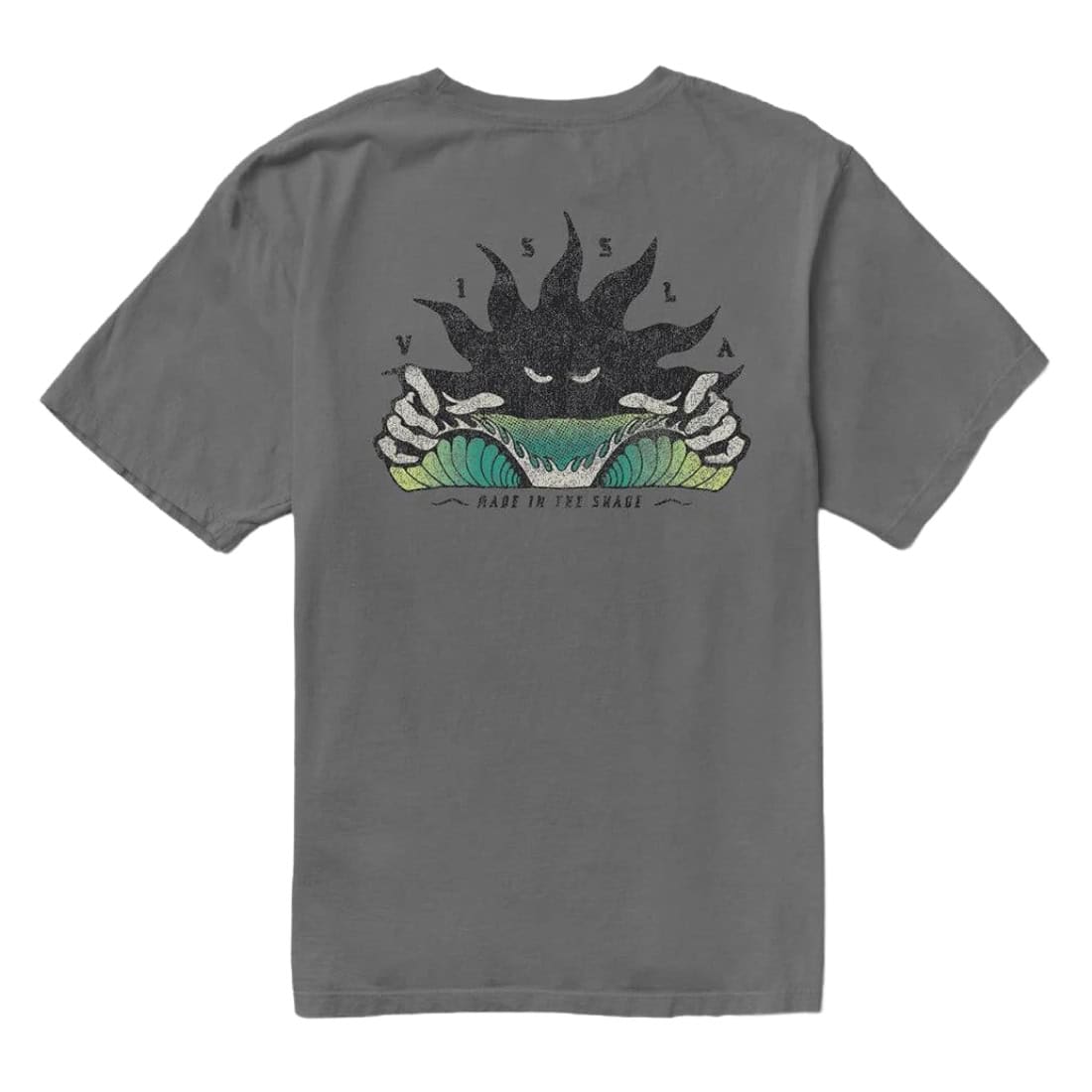 Vissla Shady Boys T-Shirt - Charcoal - Boys Surf Brand T-Shirt by Vissla