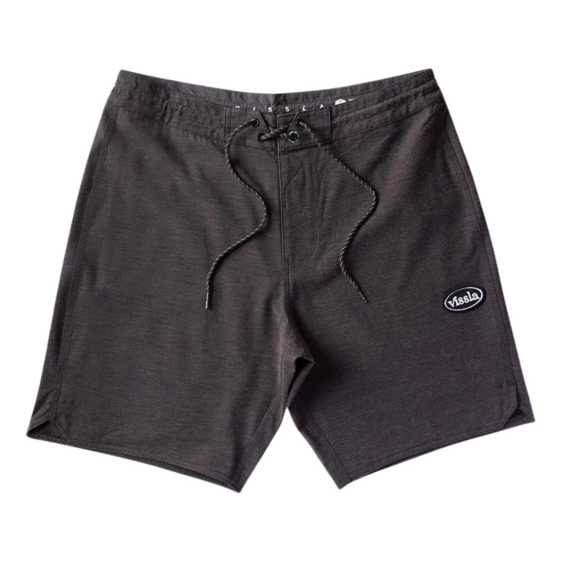 Vissla Solid Sets 18.5&quot; Boardshort - Black - Mens Boardshorts by Vissla