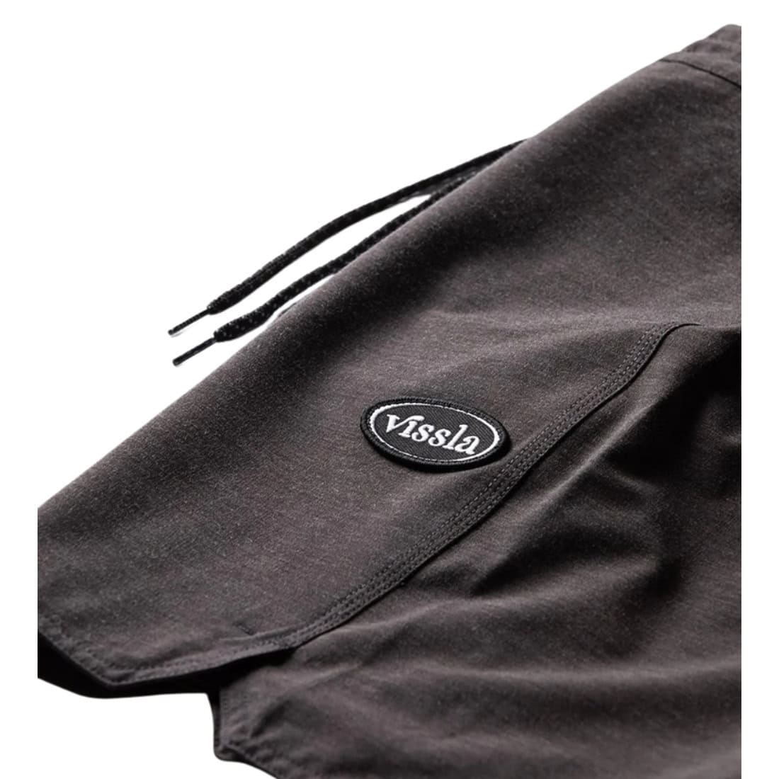 Vissla Solid Sets 18.5&quot; Boardshort - Black - Mens Boardshorts by Vissla