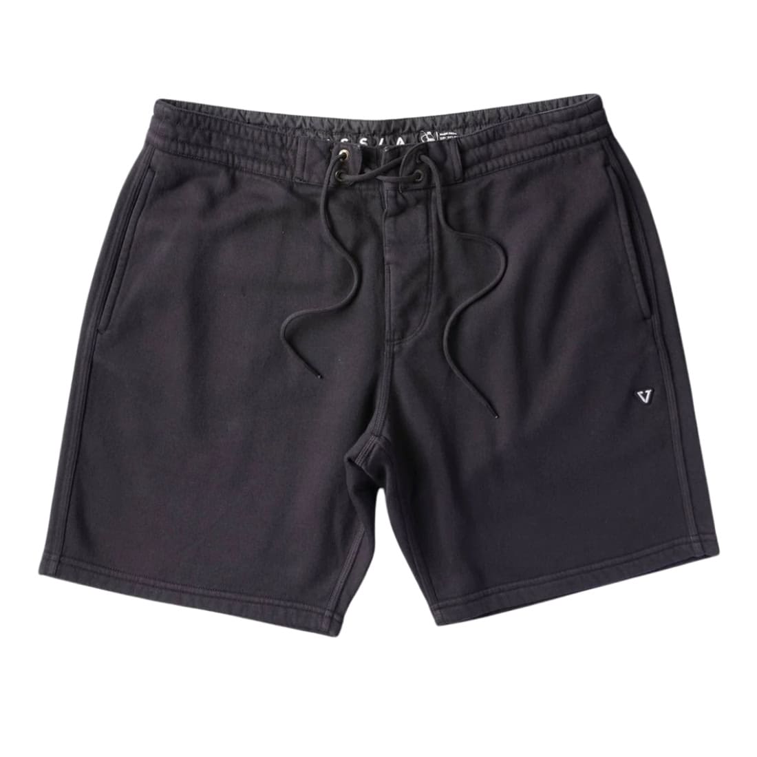 Vissla Solid Sets Eco 18.5 Sofa Surfer Shorts - Black - Mens Walk Shorts by Vissla