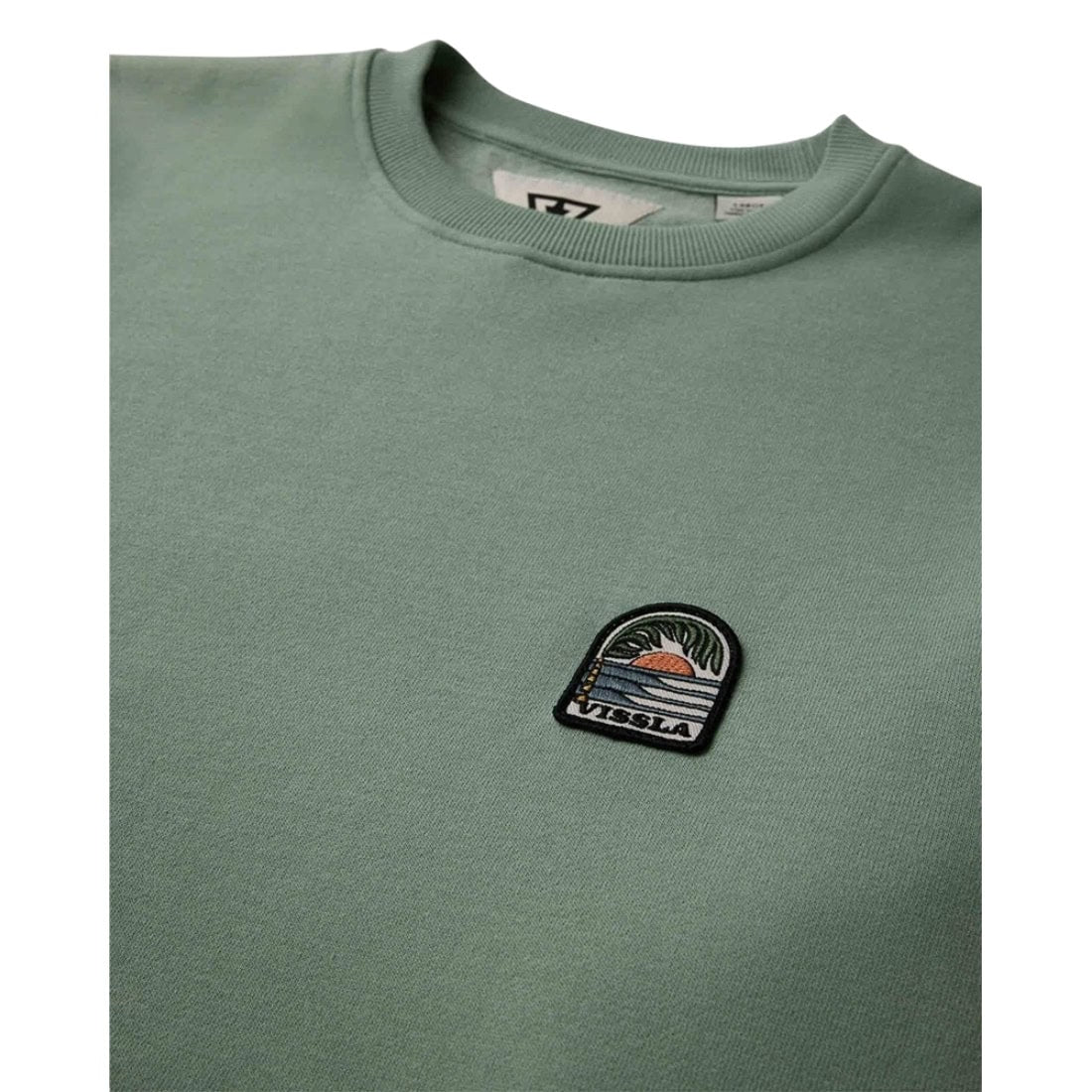 Vissla Solid Sets Eco Crew - Aloe - Mens Crew Neck Sweatshirt by Vissla