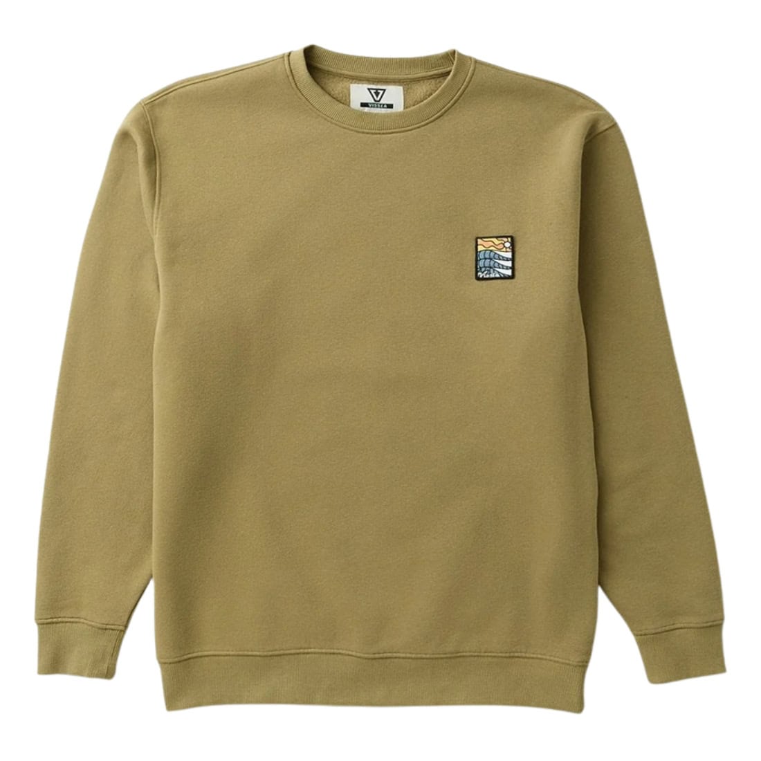 Vissla Solid Sets Eco Crew - Bronze - Mens Crew Neck Sweatshirt by Vissla