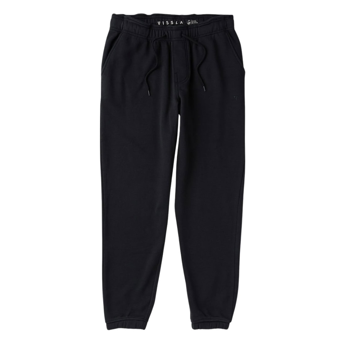 Vissla Solid Sets Eco Elastic Sweatpant - Black - Mens Joggers by Vissla