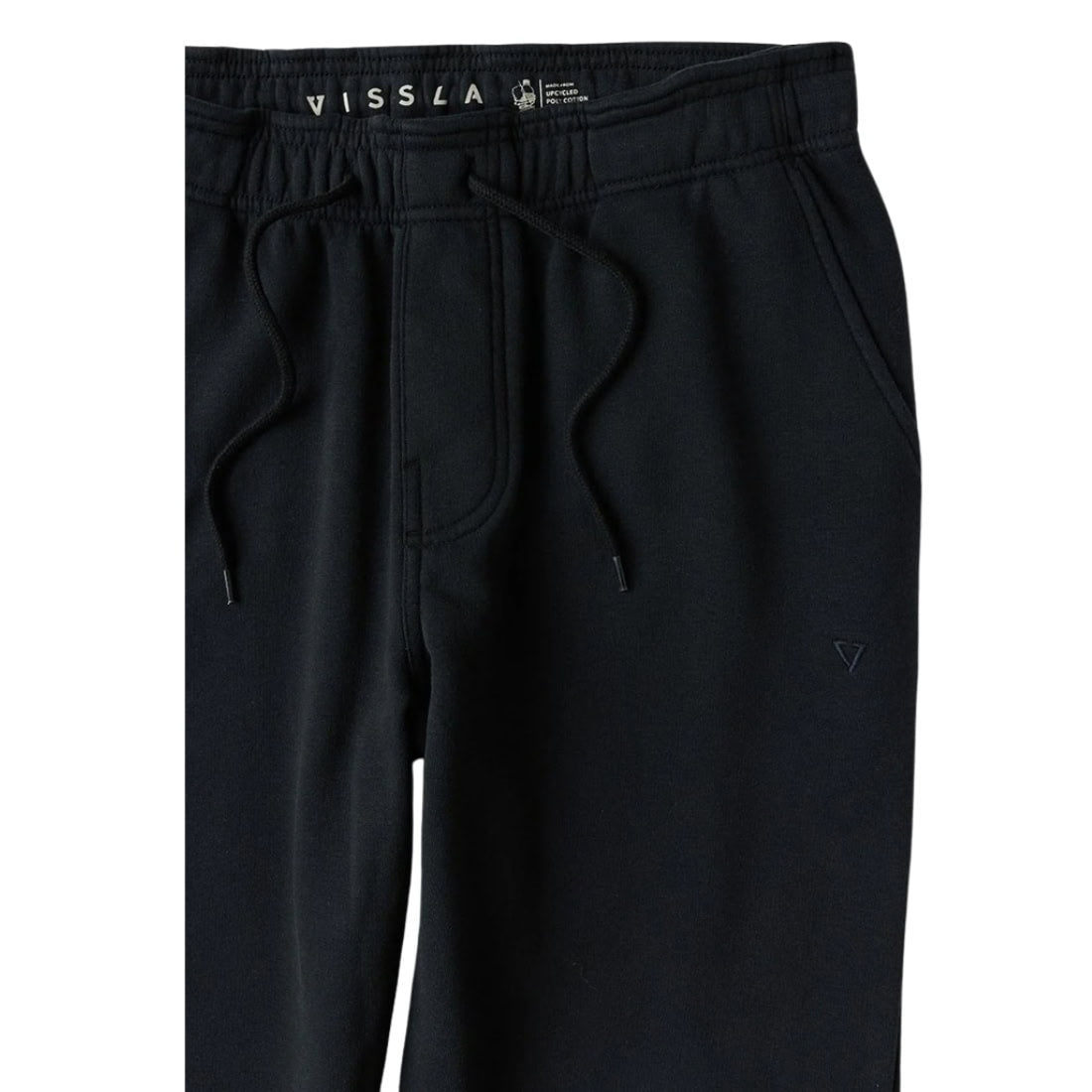 Vissla Solid Sets Eco Elastic Sweatpant - Black - Mens Joggers by Vissla