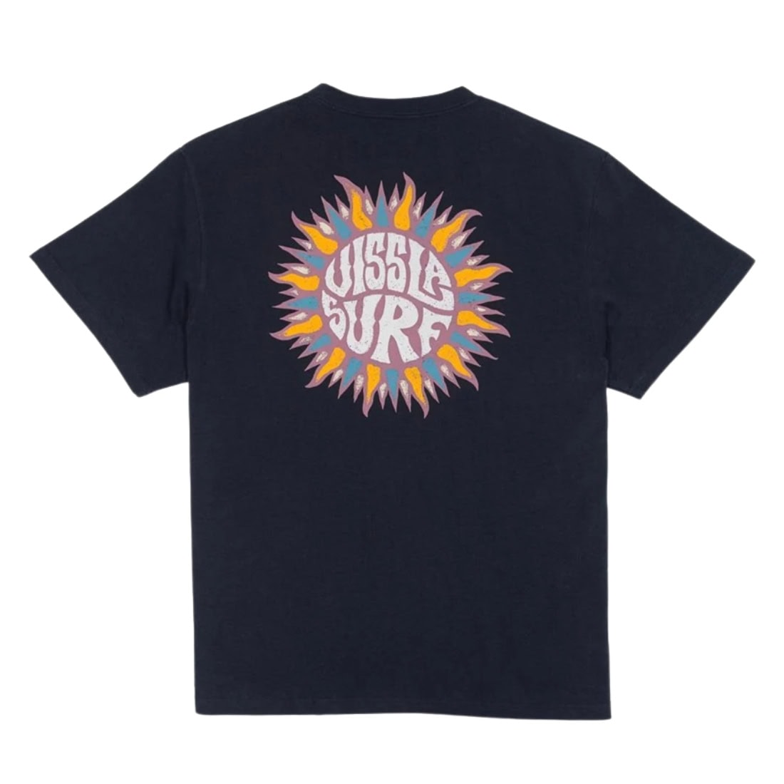 Vissla Sunflower Oversized Eco Tee - Black - Mens Graphic T-Shirt by Vissla