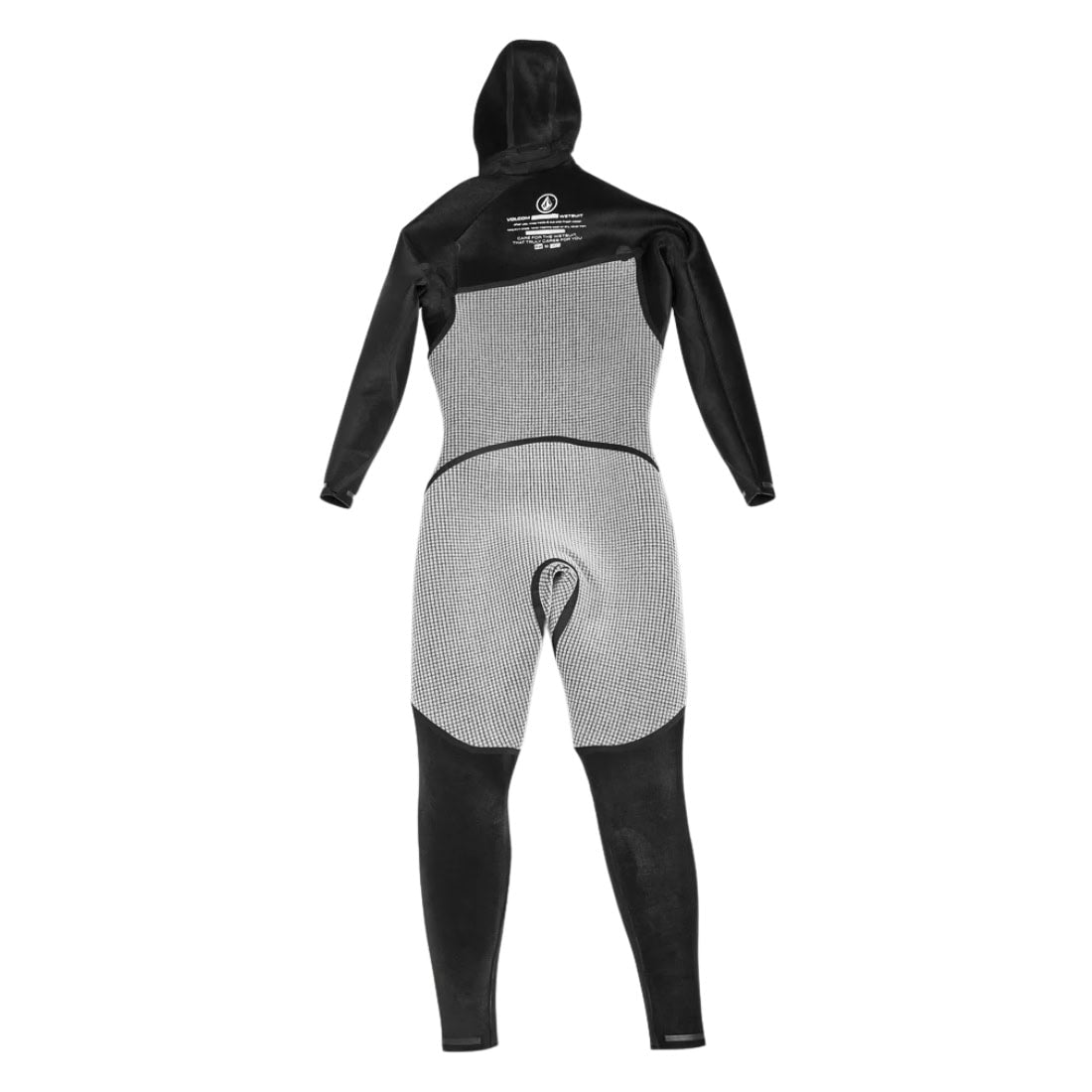 Volcom 4/3mm Hooded Chestzip Modulator Full Wetsuit - Black - Mens Full Length Wetsuit by Volcom