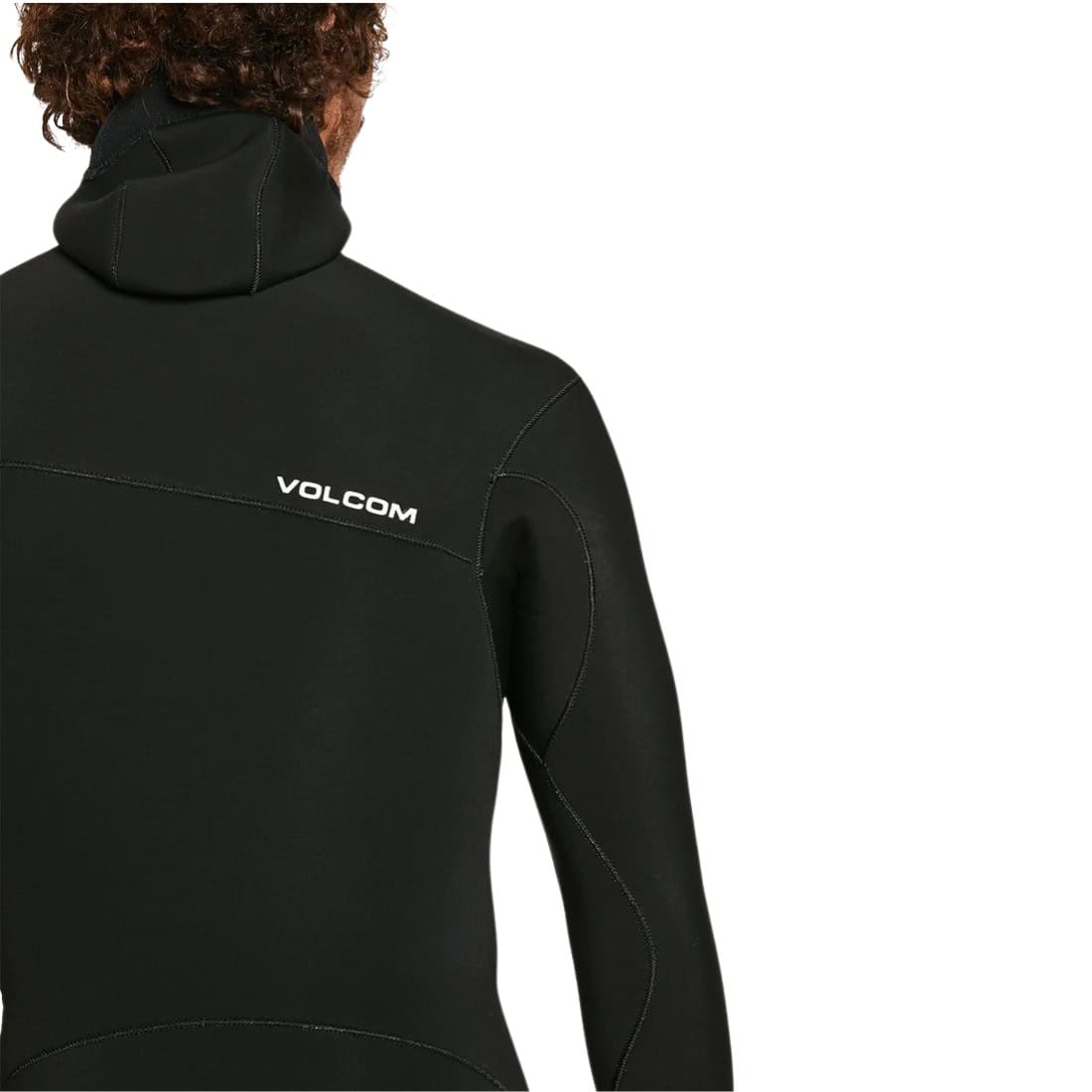 Volcom 4/3mm Hooded Chestzip Modulator Full Wetsuit - Black - Mens Full Length Wetsuit by Volcom