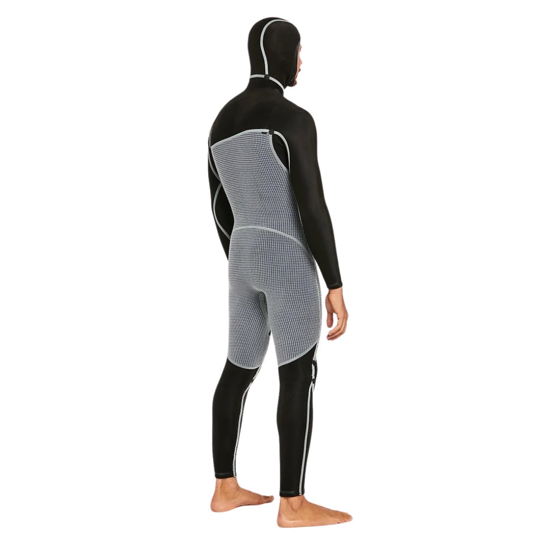 Volcom 4/3mm Hooded Chestzip Modulator Full Wetsuit - Black - Mens Full Length Wetsuit by Volcom