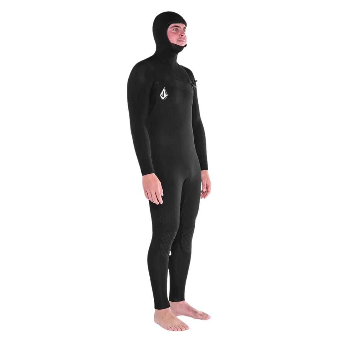 Volcom 4/3mm Hooded Chestzip Modulator Full Wetsuit - Black - Mens Full Length Wetsuit by Volcom