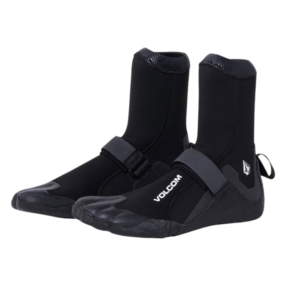 Volcom 5mm Round Toe (Inner Split Toe) Wetsuit Bootie - Black - Split Toe Wetsuit Boots by Volcom