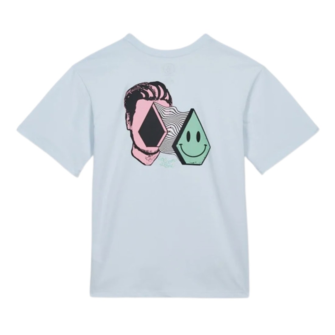 Volcom Aura Kids T-Shirt - Light Blue Acid - Boys Skate Brand T-Shirt by Volcom