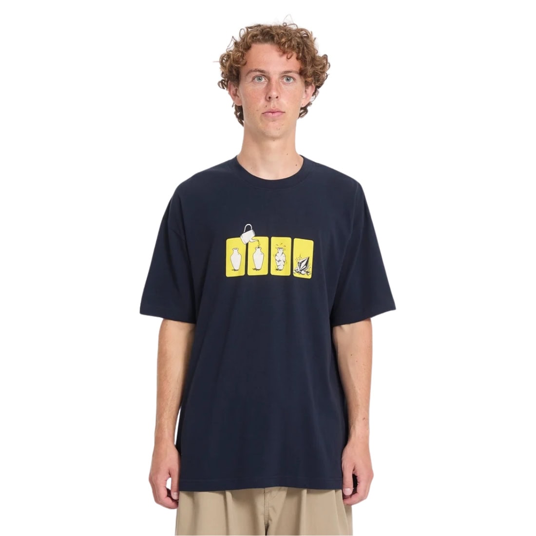 Volcom Before I Break Loose T-Shirt - Marine - Mens Graphic T-Shirt by Volcom