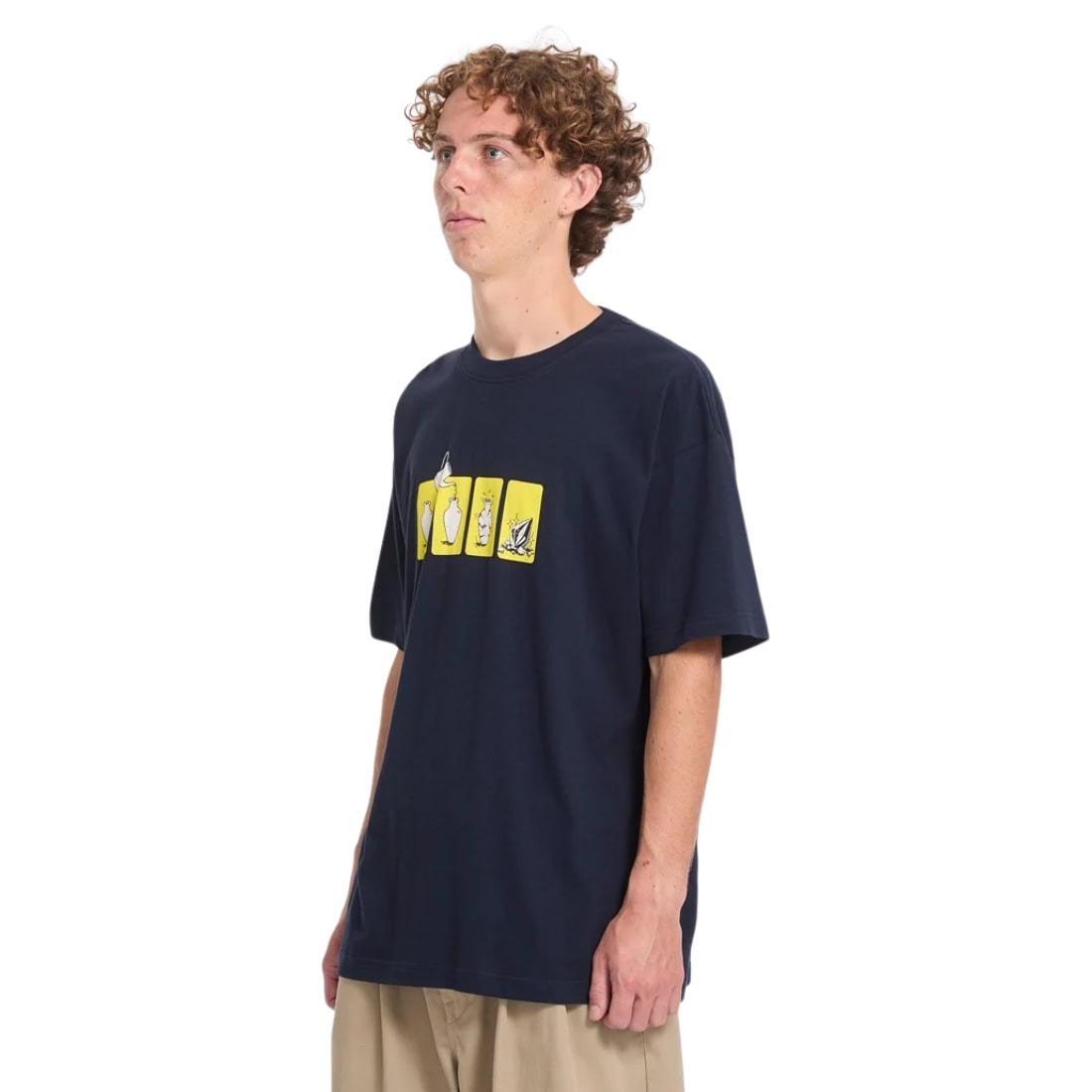 Volcom Before I Break Loose T-Shirt - Marine - Mens Graphic T-Shirt by Volcom