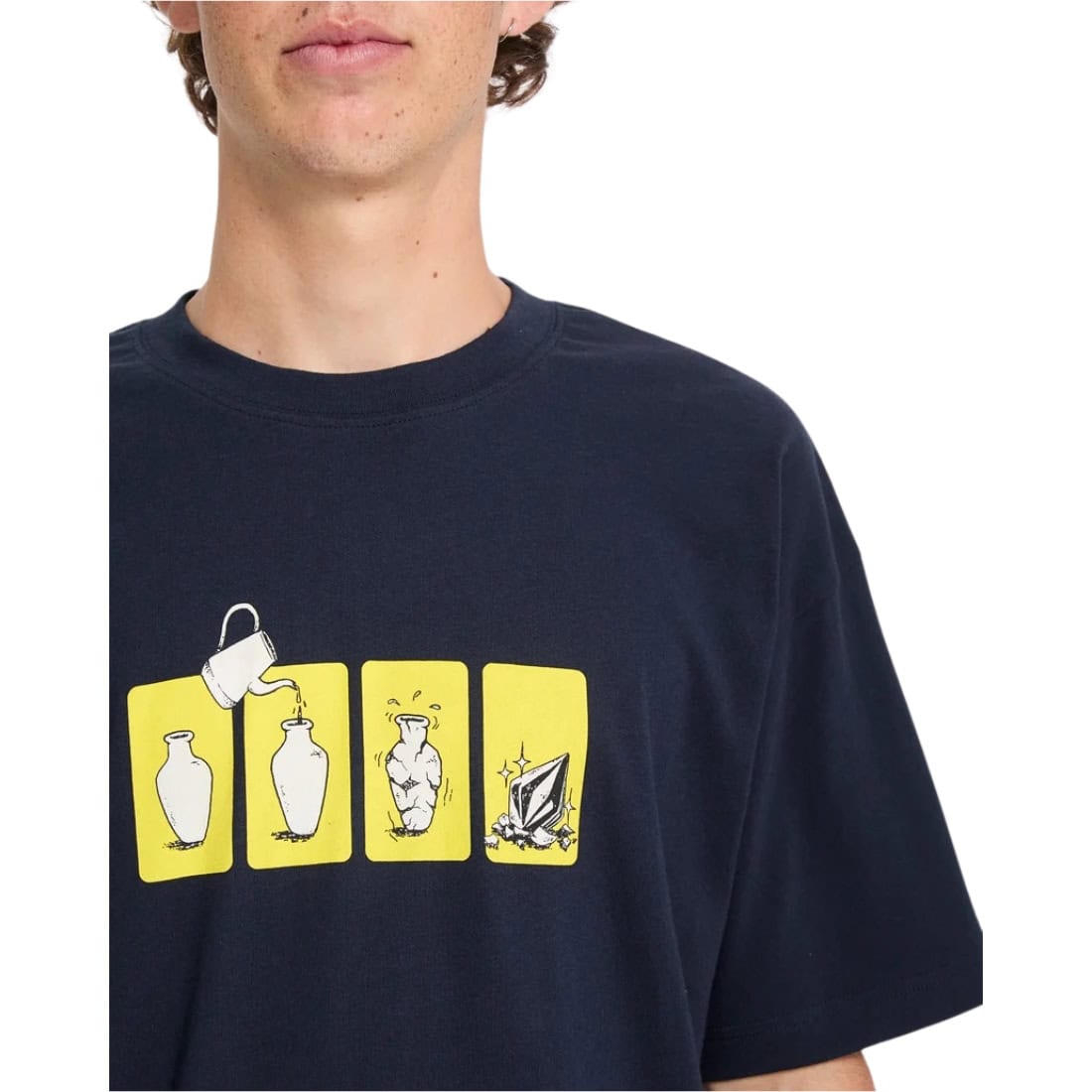 Volcom Before I Break Loose T-Shirt - Marine - Mens Graphic T-Shirt by Volcom