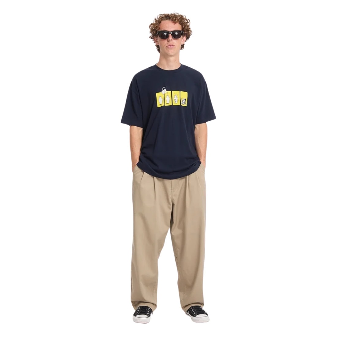 Volcom Before I Break Loose T-Shirt - Marine - Mens Graphic T-Shirt by Volcom