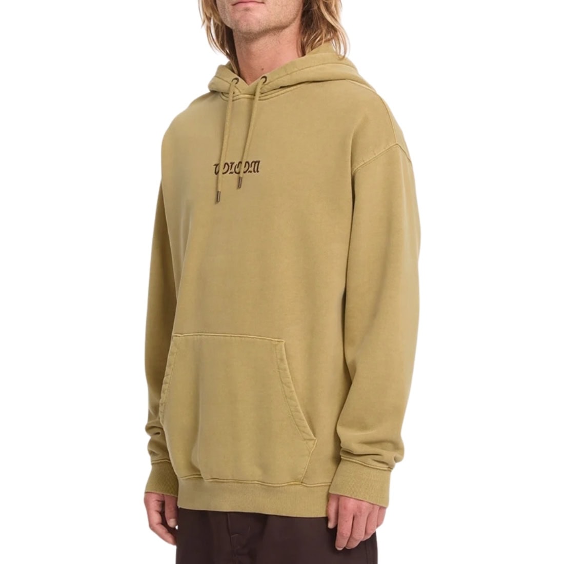 Volcom Big Stone Hood - Mustard - Mens Pullover Hoodie by Volcom