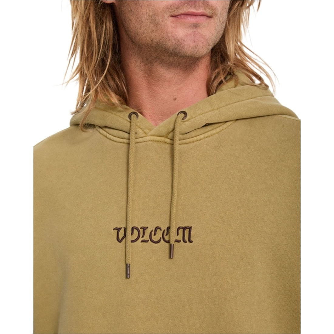 Volcom Big Stone Hood - Mustard - Mens Pullover Hoodie by Volcom