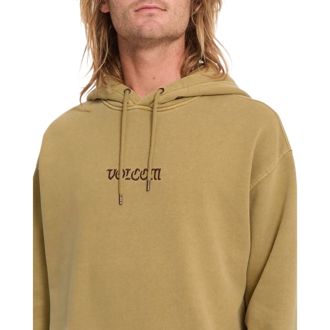 Volcom Big Stone Hood - Mustard - Mens Pullover Hoodie by Volcom
