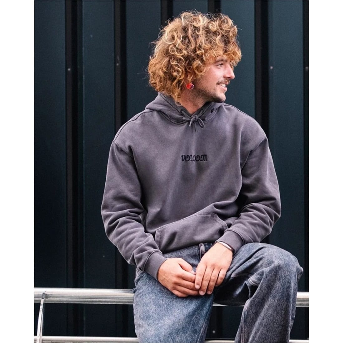 Volcom Big Stone Hood - Raisin - Mens Pullover Hoodie by Volcom