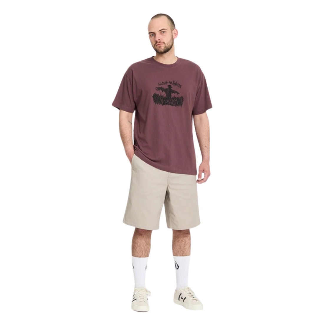 Volcom Billow Chino Shorts - Light Khaki - Mens Chino Shorts by Volcom