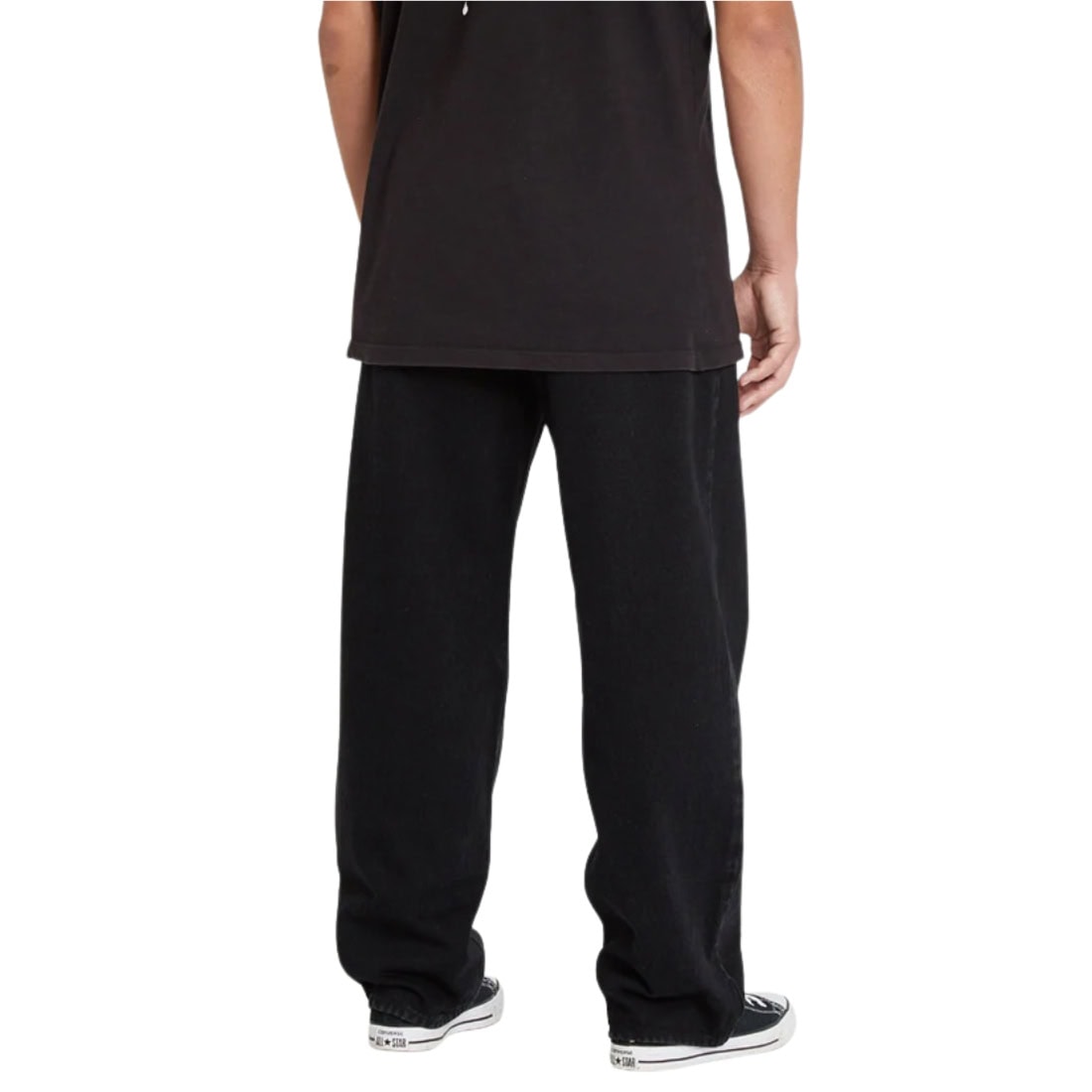 Volcom Billow Denim - Black - Mens Relaxed/Loose Denim Jeans by Volcom