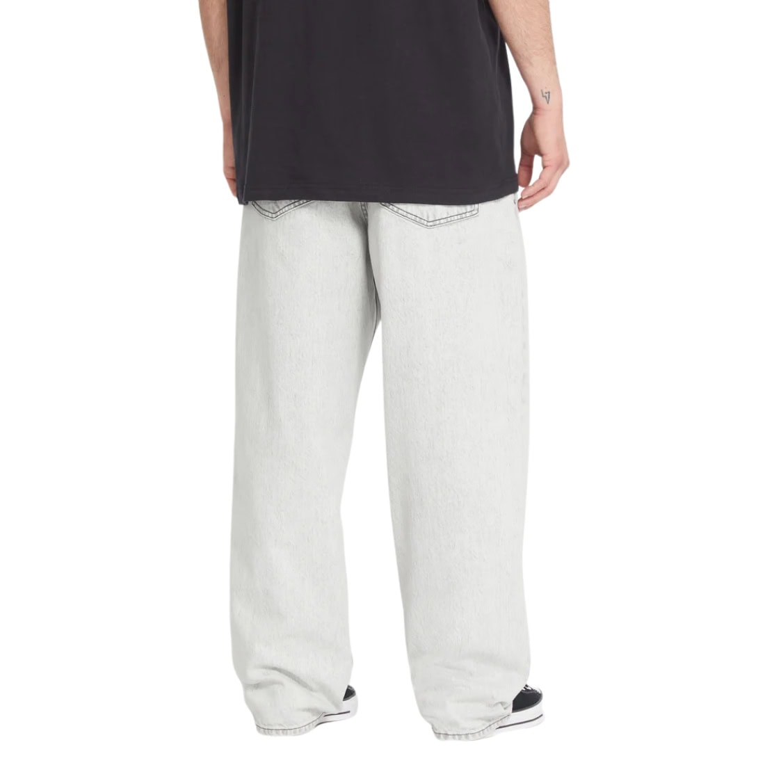 Volcom Billow Denim - Bone - Mens Relaxed/Loose Denim Jeans by Volcom