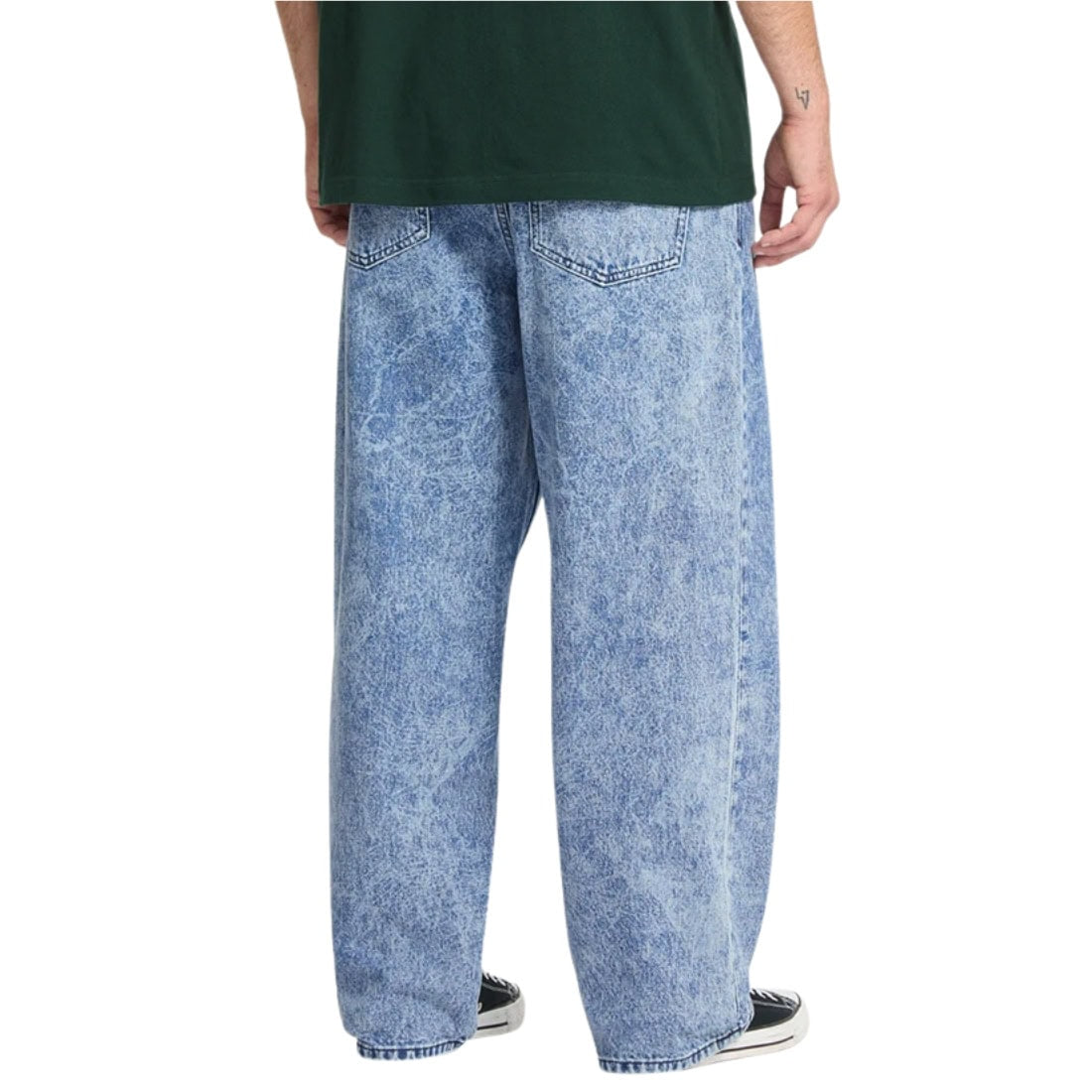 Volcom Billow Denim - Broken Blue - Mens Relaxed/Loose Denim Jeans by Volcom