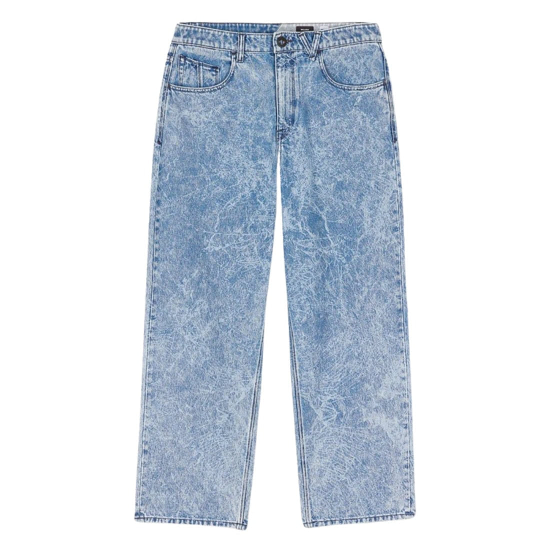 Volcom Billow Denim - Broken Blue - Mens Relaxed/Loose Denim Jeans by Volcom
