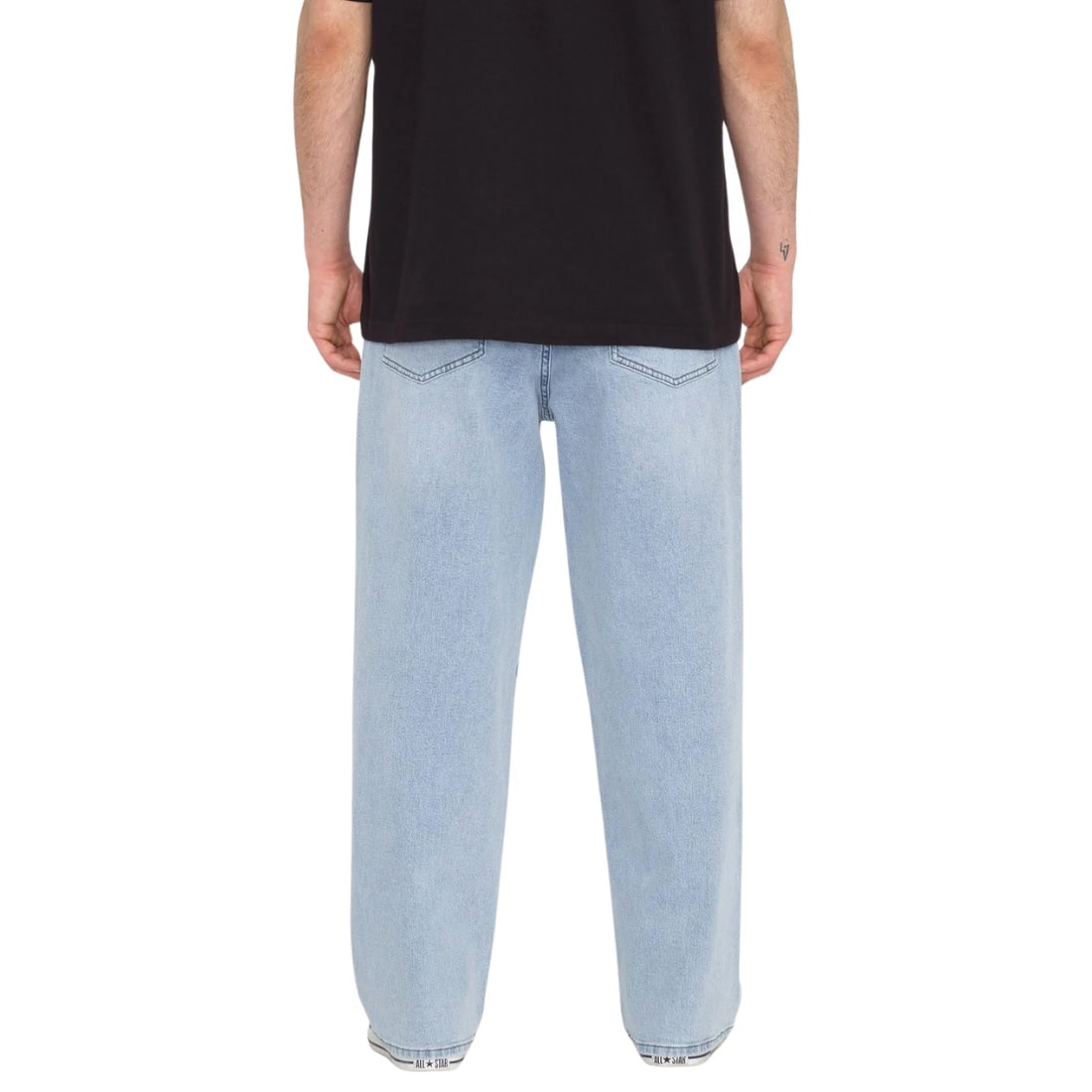 Volcom Billow Denim - Desert Dirt Indigo - Mens Relaxed/Loose Denim Jeans by Volcom