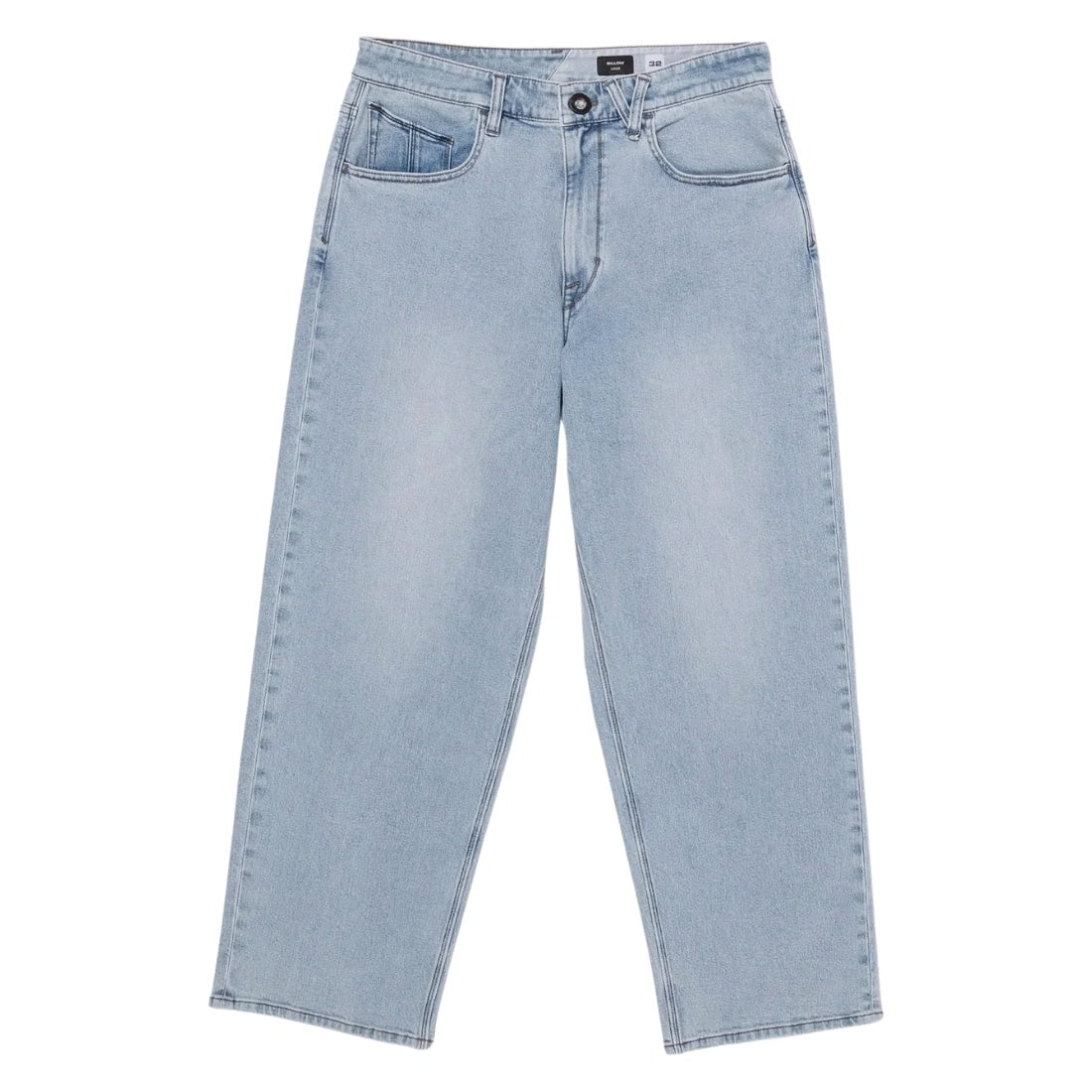 Volcom Billow Denim - Desert Dirt Indigo - Mens Relaxed/Loose Denim Jeans by Volcom