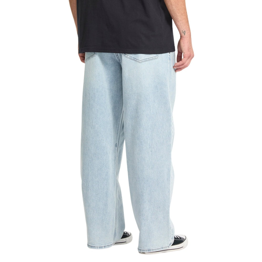 Volcom Billow Denim - Desert Dirt Indigo SP26 - Mens Relaxed/Loose Denim Jeans by Volcom