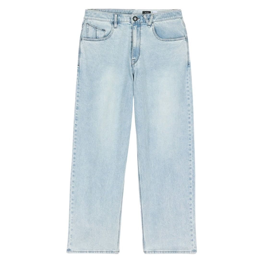 Volcom Billow Denim - Desert Dirt Indigo SP26 - Mens Relaxed/Loose Denim Jeans by Volcom