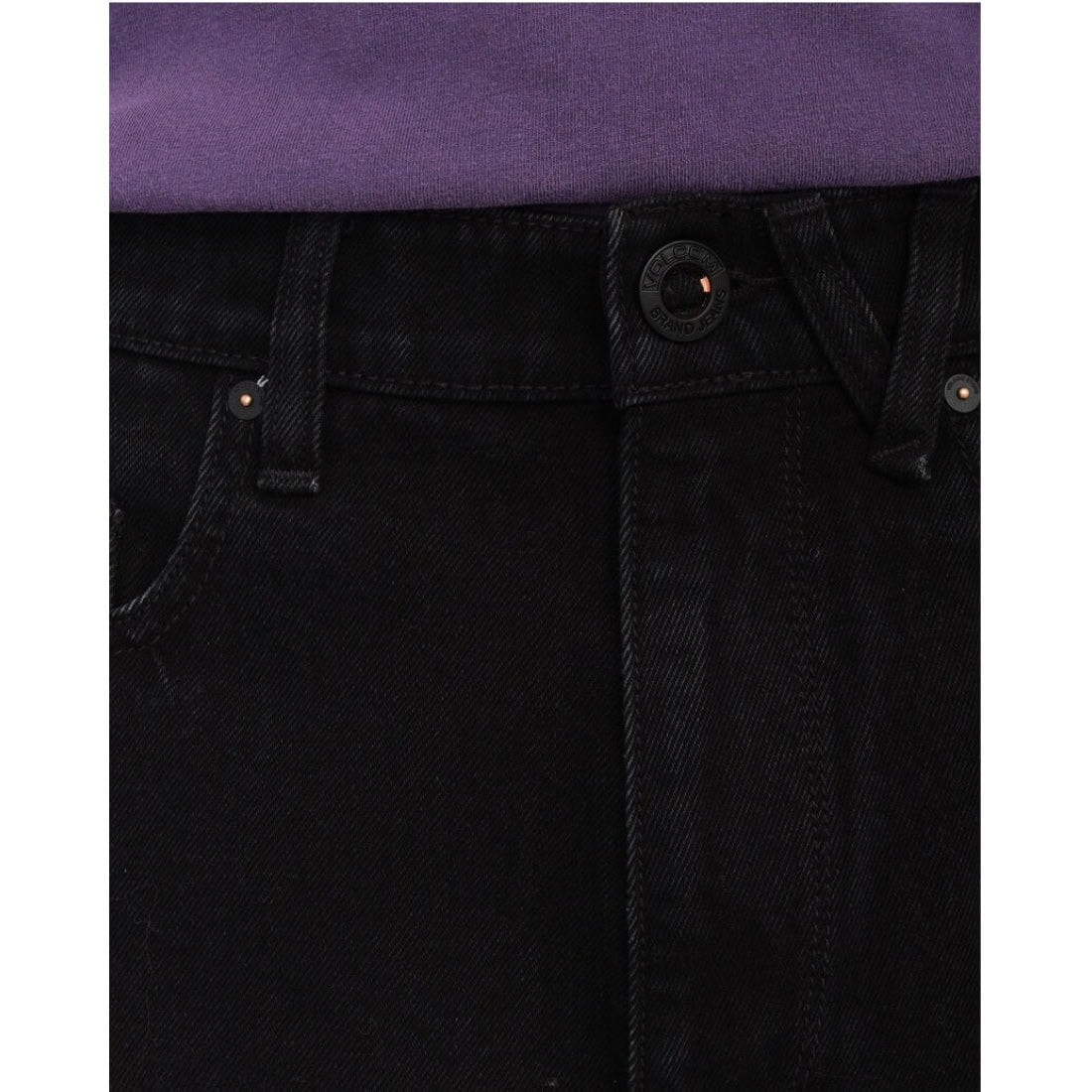 Volcom Billow Denim Short - Black - Mens Denim Shorts by Volcom