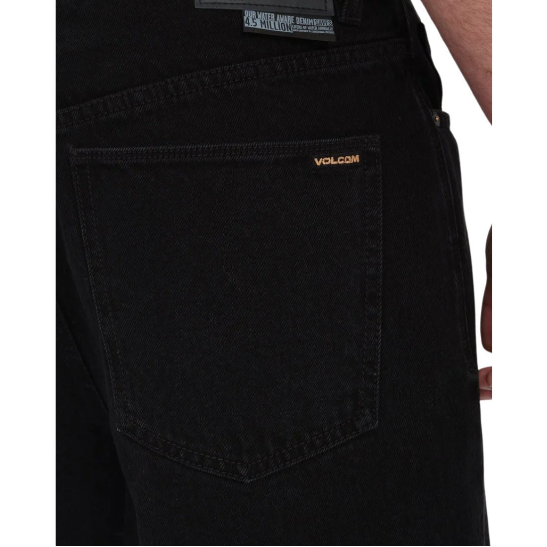Volcom Billow Denim Short - Black - Mens Denim Shorts by Volcom