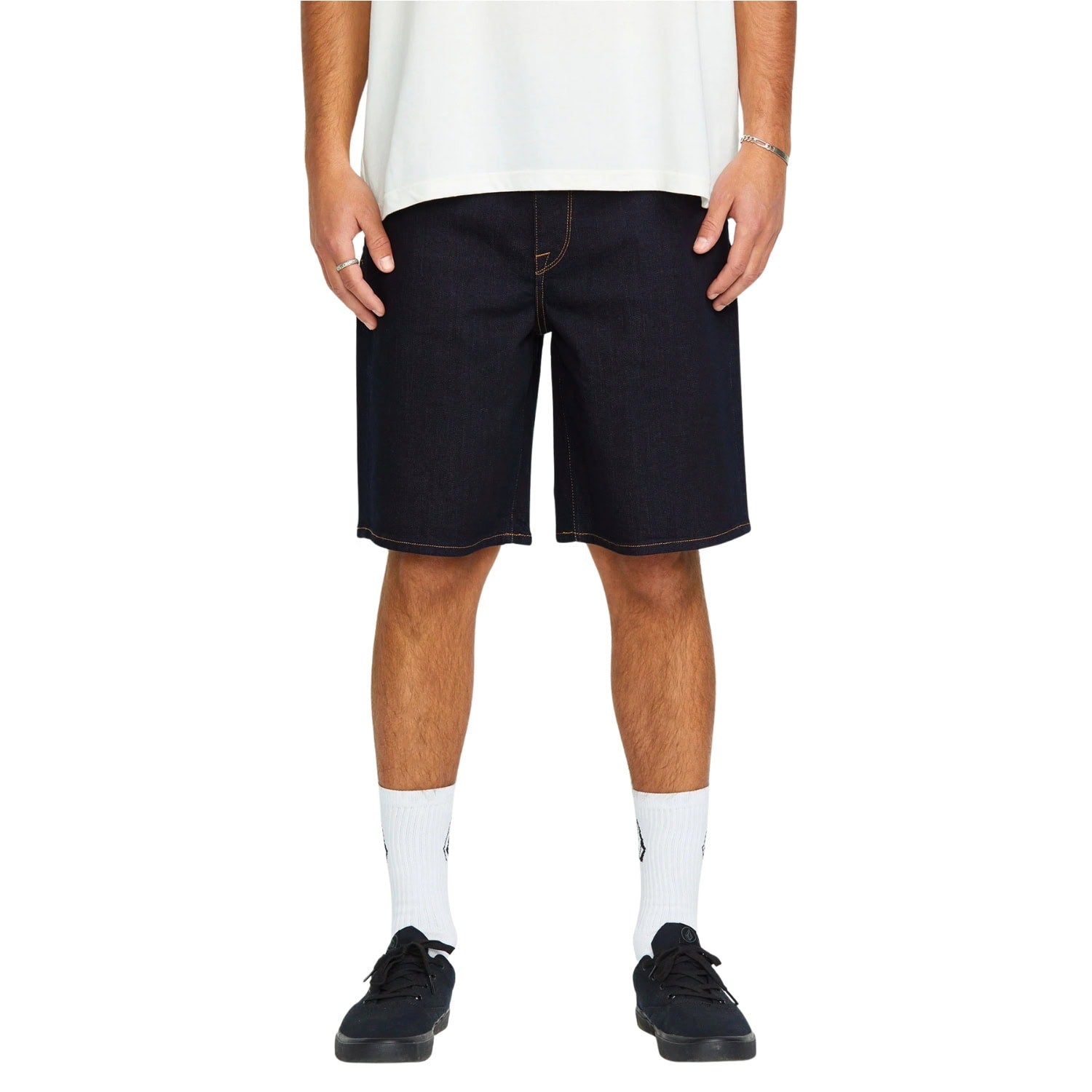 Volcom Billow Denim Shorts - Rinse - Mens Denim Shorts by Volcom