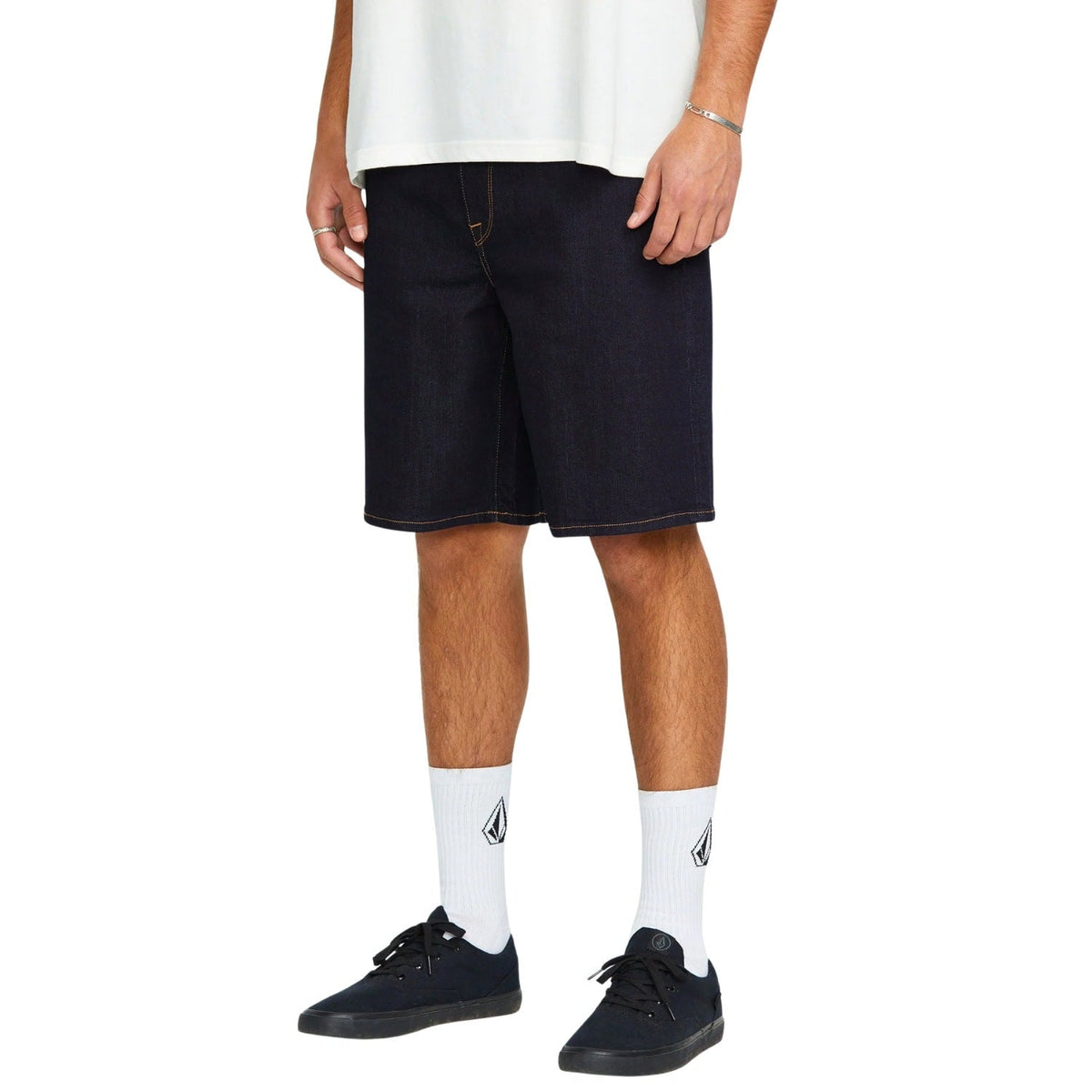 Volcom Billow Denim Shorts - Rinse - Mens Denim Shorts by Volcom